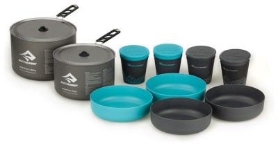 Набор посуды Alpha Cookset 4.2 от Sea To Summit, Pacific Blue/Grey