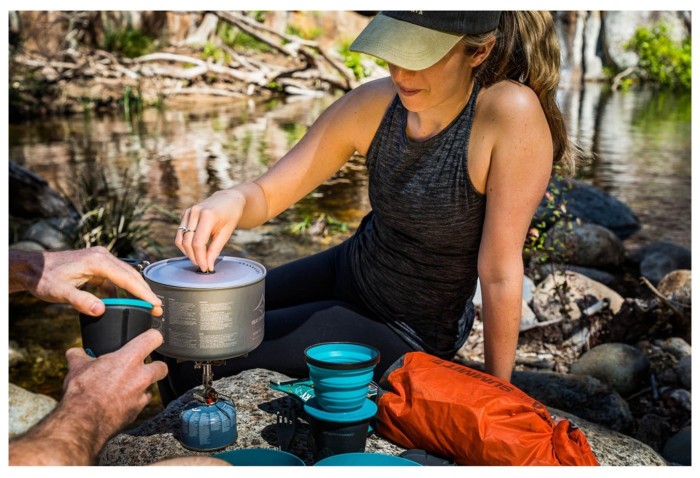 Набор посуды Alpha Cookset 4.2 от Sea To Summit, Pacific Blue/Grey
