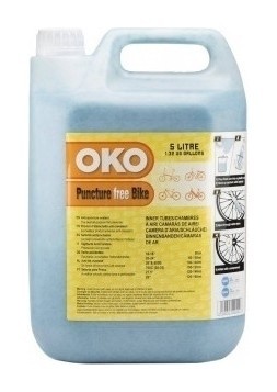 Герметик для покрышек с камерами латексный OKO Puncture Free Bike 5L без шприца