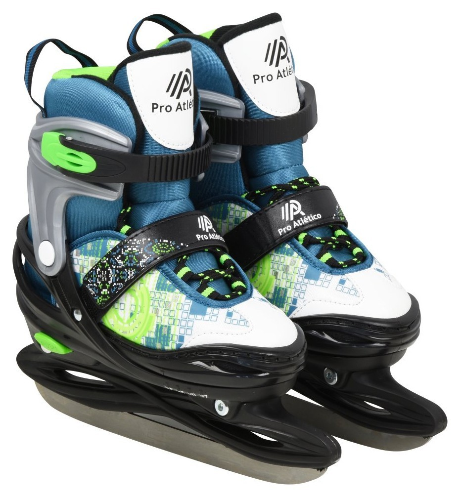 Льодові коньки Pro Atletico L (38-41) green (1 шт.), укр, укр