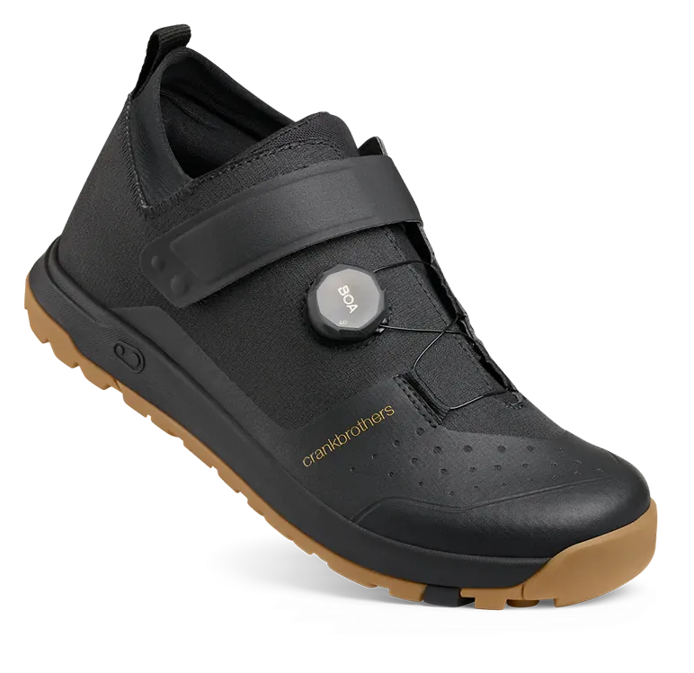 Веловзуття CrankBrothers SHOES STAMP TRAIL BOA BLACK / GOLD - GUM OUTSOLE 9.5 (SPT_TRB41080A095)