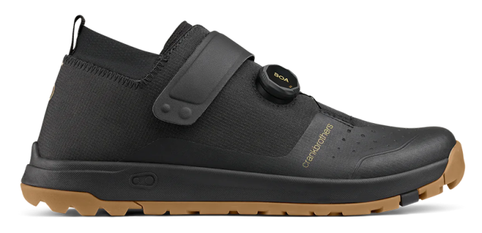 Веловзуття CrankBrothers SHOES STAMP TRAIL BOA BLACK / GOLD - GUM OUTSOLE 9.5