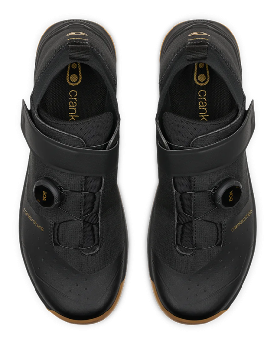Веловзуття CrankBrothers SHOES STAMP TRAIL BOA BLACK / GOLD - GUM OUTSOLE 9.5