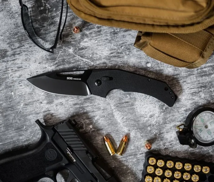 Нож складной SOG x Mikkel Collaboration Prohen XR, Gray/Black
