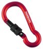Munkees 3247 карабин Pear with Screw Lock 7 mm x 70 mm red Фото - 1