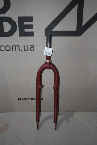 Вилка 26" ST 1-1/8" різьб. шток-156мм червоний (пошкодження ЛКП) (червоний), укр