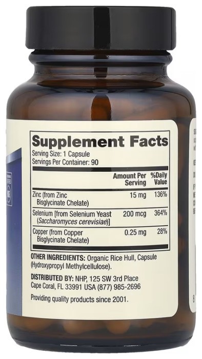 Zinc plus Selenium - 90 caps