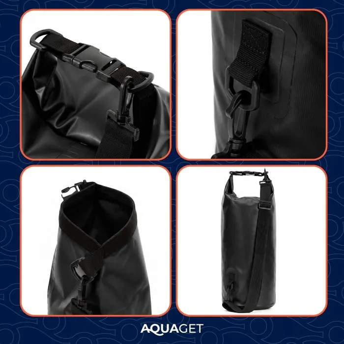 Гермомешок Aquaget 10 л водозащитный AQ0021 Black