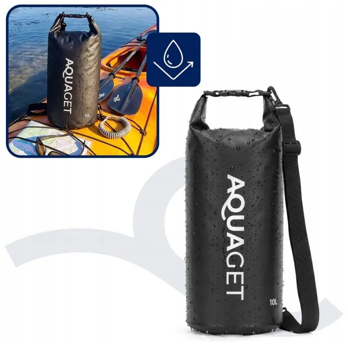 Гермомешок Aquaget 10 л водозащитный AQ0021 Black