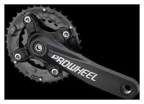 Шатун алюм. L175мм 22-36T PROWHEEL RAID-501P під квадрат