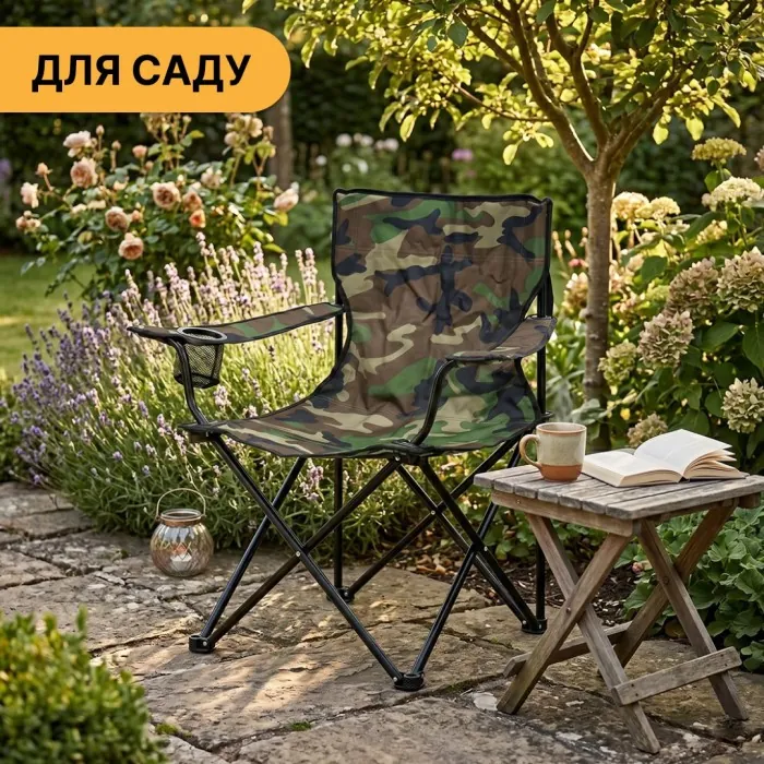 Раскладное туристическое кресло LEOBRO Lite Military (LB-1077)
