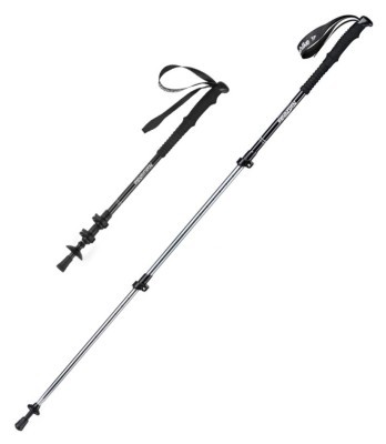 Трекинговая палка 3-сек. Naturehike Men ST 01 6061 AL NH17D001-Z, алюминий, черная