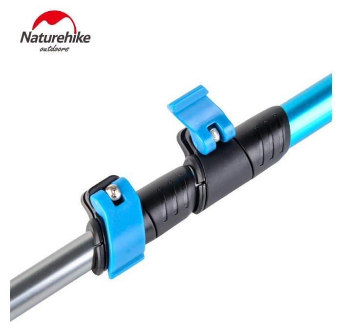 Трекинговая палка 3-сек. Naturehike Men ST 01 6061 AL NH17D001-Z, алюминий, черная