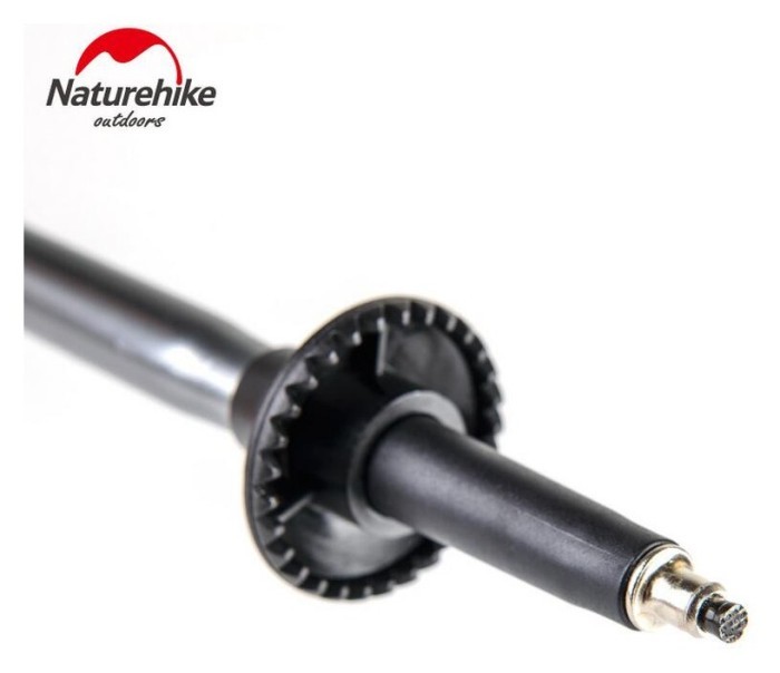 Трекинговая палка 3-сек. Naturehike Men ST 01 6061 AL NH17D001-Z, алюминий, черная