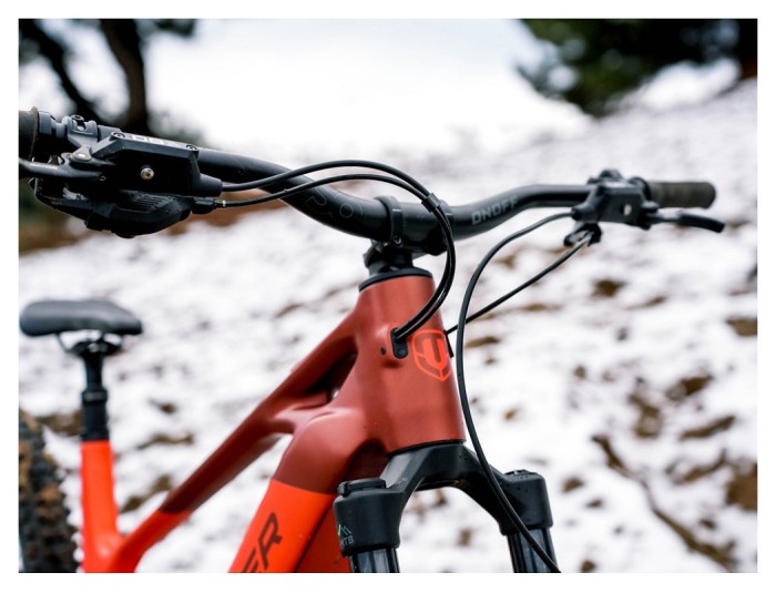 Электровелосипед MONDRAKER SCREE S 29'' 150mm, 800Wh Bosch CX, Flame Red, M/L