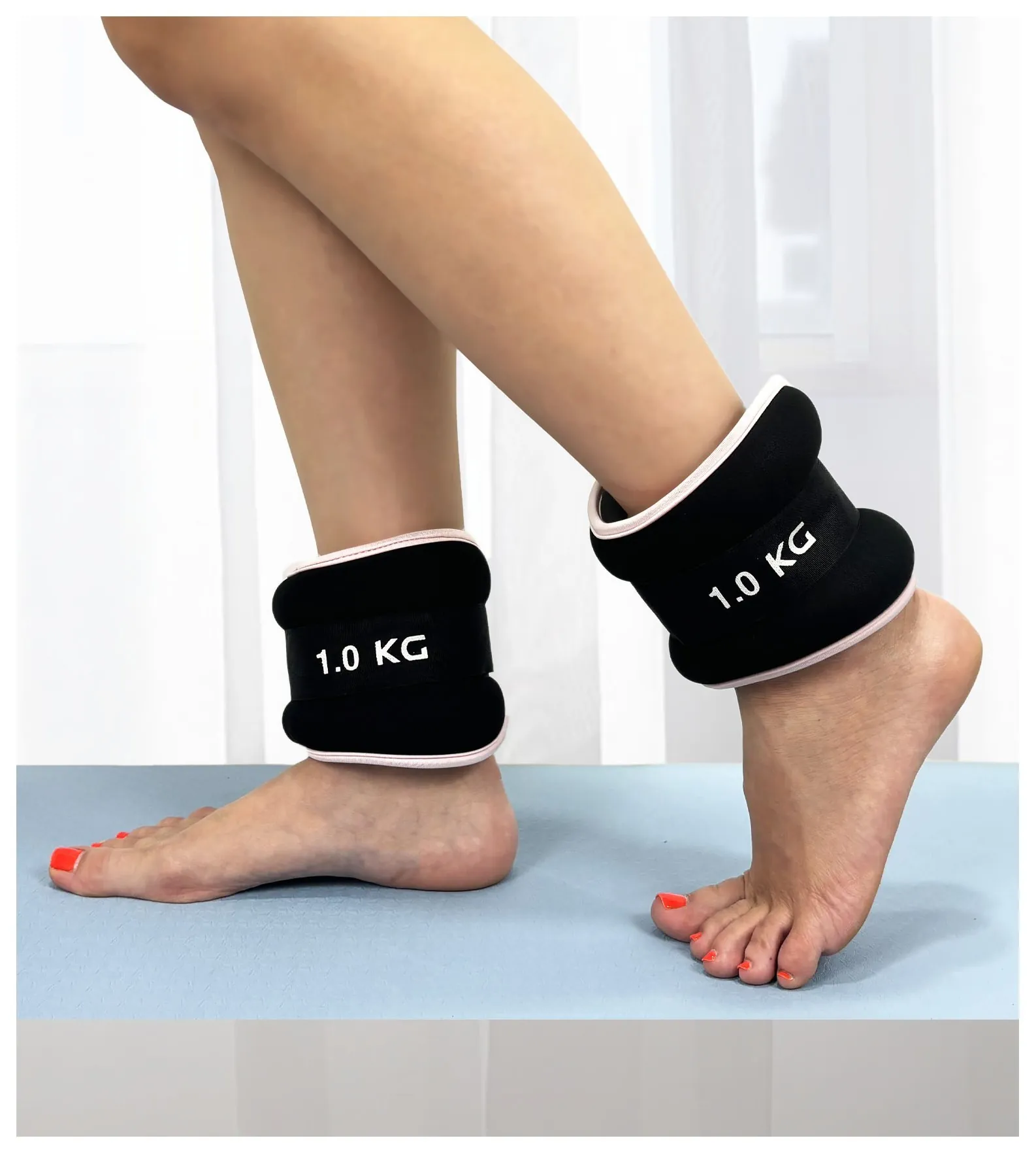 Обтяжувачі EasyFit Comfort 1 кг для ніг та рук з металом (пара) (EFIT_EF-1010-P)