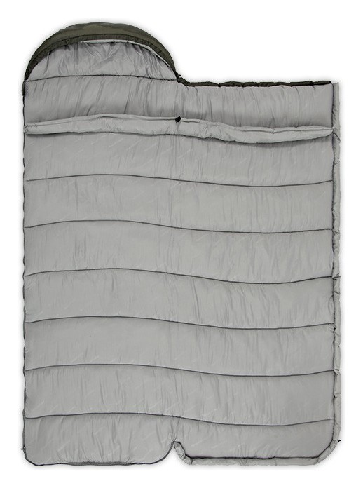 Спальник с капюшоном Naturehike U250 NH20MSD07, (6°C), левый, темно-зеленый