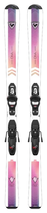 Лыжи горные ROSSIGNOL (RAOJY01) DIVA JR 100-140 + крепеж (FCKKK01) KID4 2026