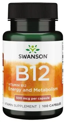 Vitamin B12 500 mcg - 100 Caps