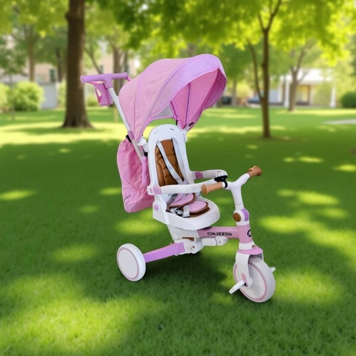 Біговел Tri-cycle 6in1 Cruiser Milano 002 pink (Рожевий)