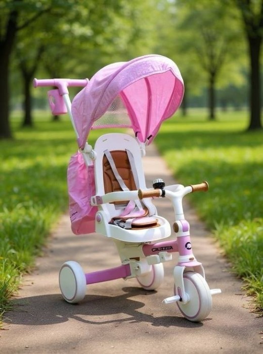 Біговел Tri-cycle 6in1 Cruiser Milano 002 pink (Рожевий)
