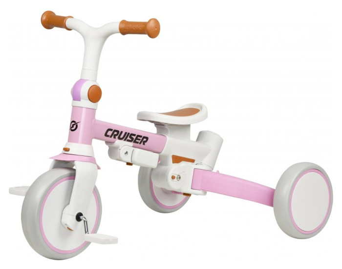 Біговел Tri-cycle 6in1 Cruiser Milano 002 pink (Рожевий), укр, укр