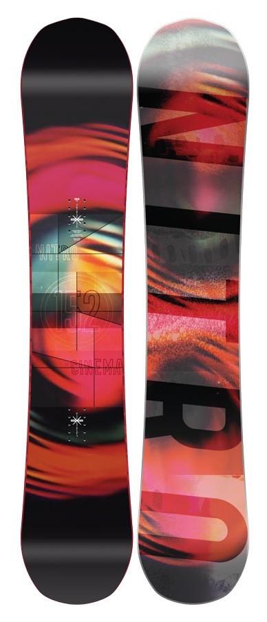 Сноуборд Nitro Cinema 152 Black Red (830548) O