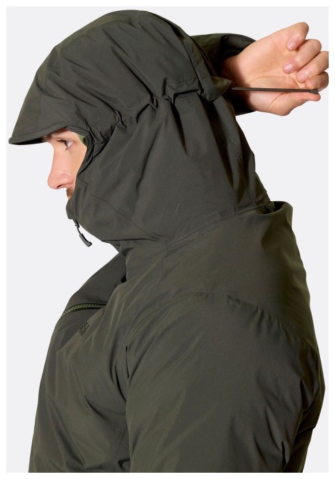 Мужская зимняя пуховая куртка Rab Valiance Jacket, Dark Army, M