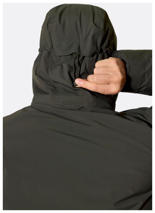 Мужская зимняя пуховая куртка Rab Valiance Jacket, Dark Army, M