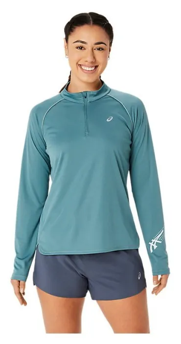 Лонгслив Asics ( 2012C867 ) ICON 1/2 ZIP LS TOP 2023