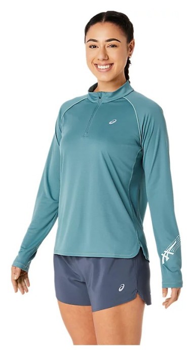 Лонгслив Asics ( 2012C867 ) ICON 1/2 ZIP LS TOP 2023