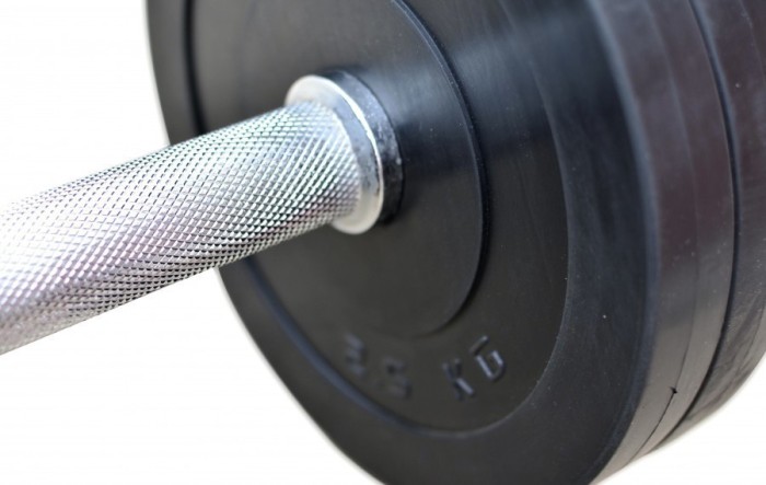 Обгумована гантель 26 кг (RN_OD26_2), укр, укр