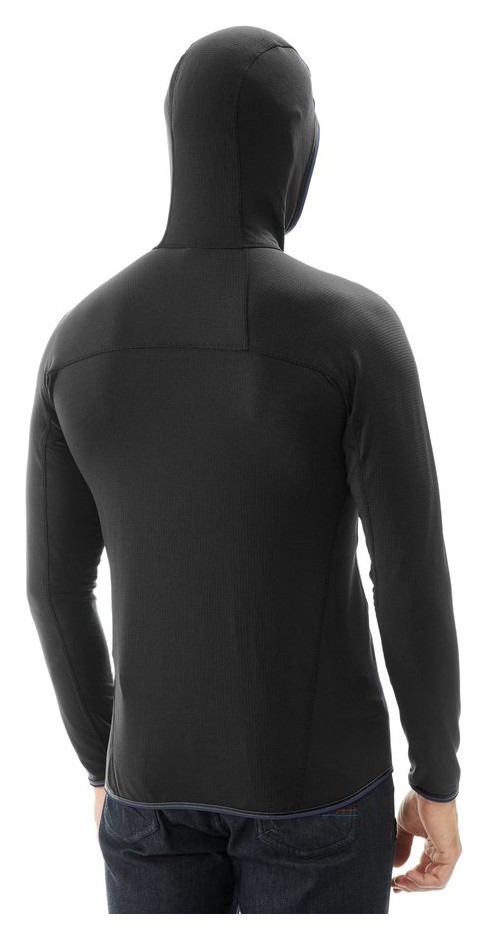 Кофта флисовая мужская Millet TRILOGY LIGHTGRID HOODIE M L Black/noir 0247 (MIV8441-WRH)