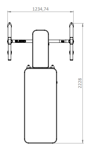 Скамейка для людей с инвалидностью, пауэрлифтинг RN Paralympics Pro