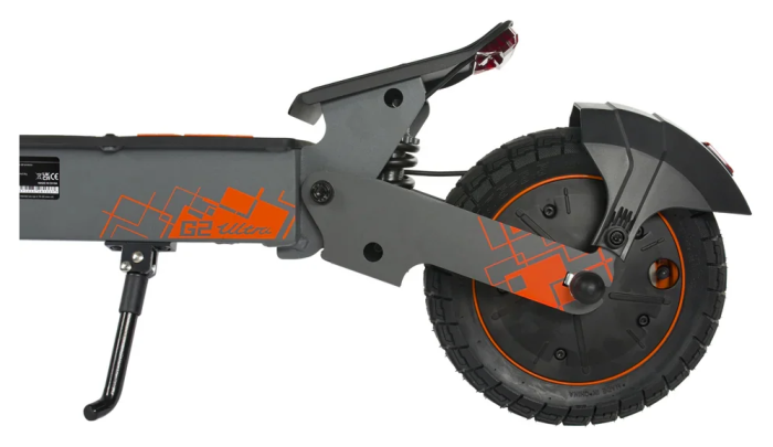 Електросамокат KUGOO KIRIN G2 Ultra 2025 (800x2 Вт; 18 А*год; 48В), чорний, укр, укр