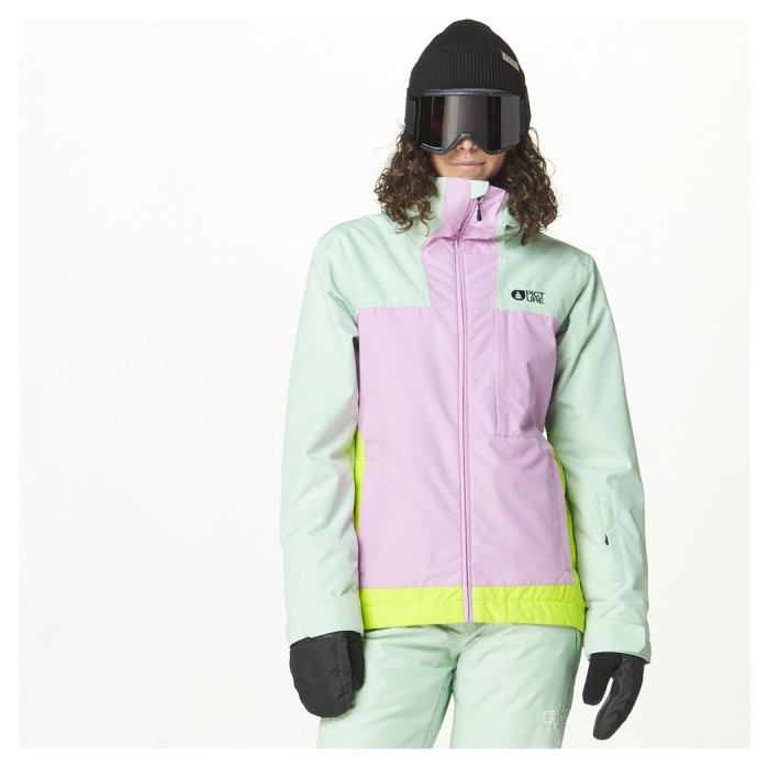 Picture Organic куртка лижна Seakrest W 2025 silt green-orchid-acid lime M, укр, укр