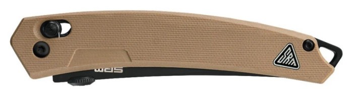 Нож складной туристический SRM 9211B-GW (9.2 см) 8Cr13MoV/G10 коричневый