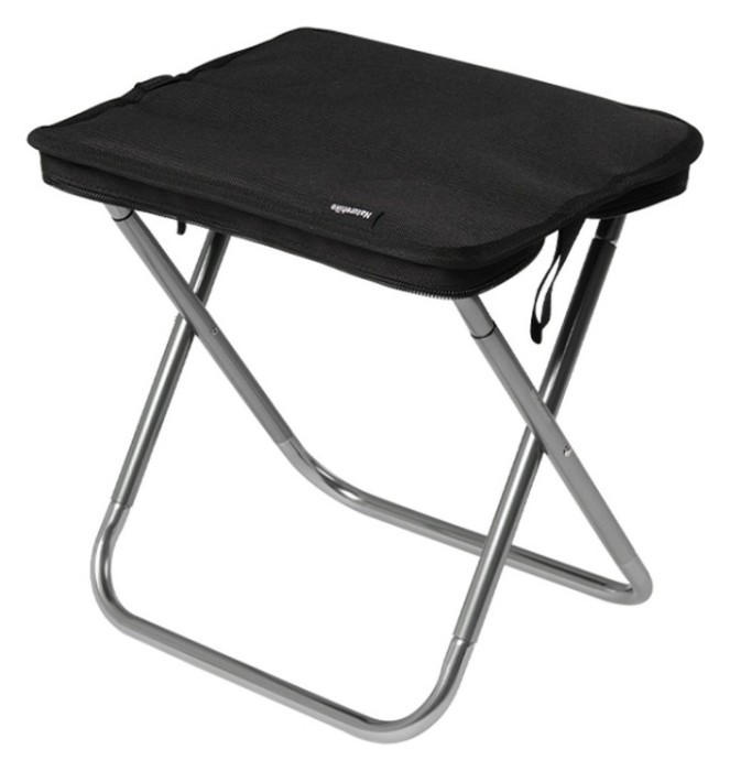Стул складной Naturehike CNK2550JJ011, алюминий, черный
