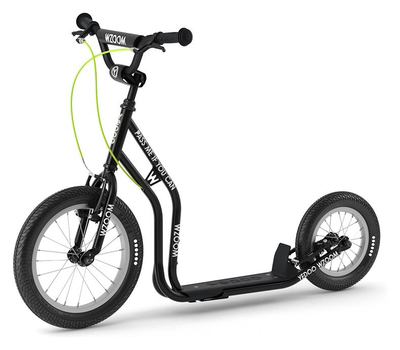 Самокат Yedoo Kids Wzoom Black, укр, укр