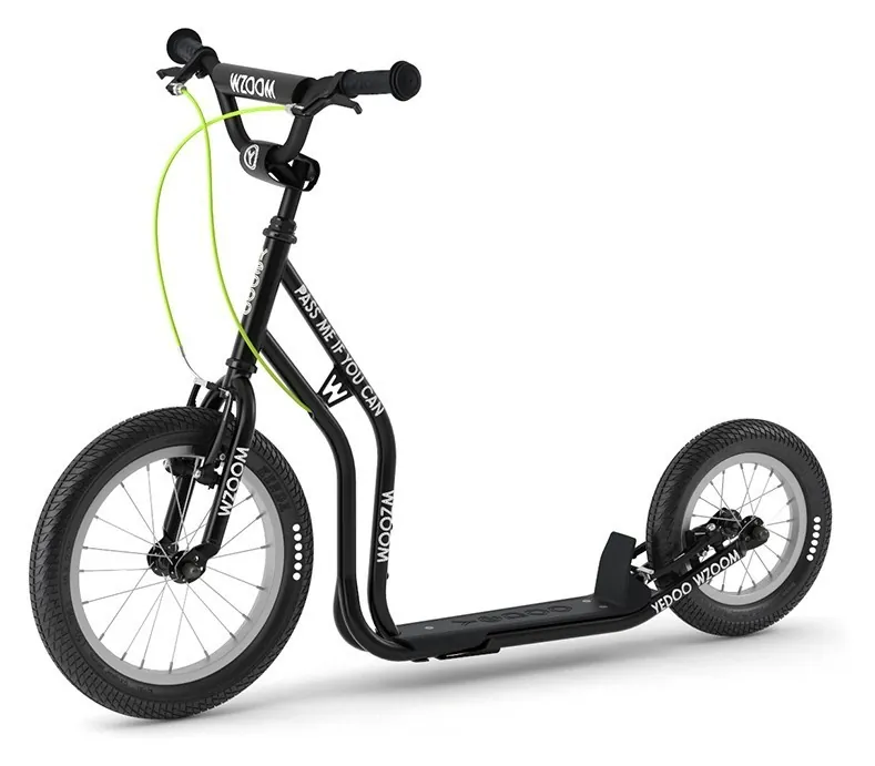 Самокат Yedoo Kids Wzoom Black (91 x 14,5 x 54,5 см Чорний)