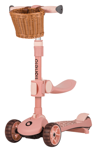 Дитячий самокат Lionelo FRANKY BEIGE, укр