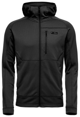 Мужская флисовая кофта с рукавом реглан Black Diamond Factor Hoody, S - Black