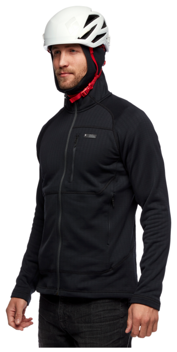Мужская флисовая кофта с рукавом реглан Black Diamond Factor Hoody, S - Black