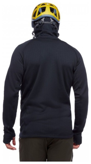 Мужская флисовая кофта с рукавом реглан Black Diamond Factor Hoody, S - Black