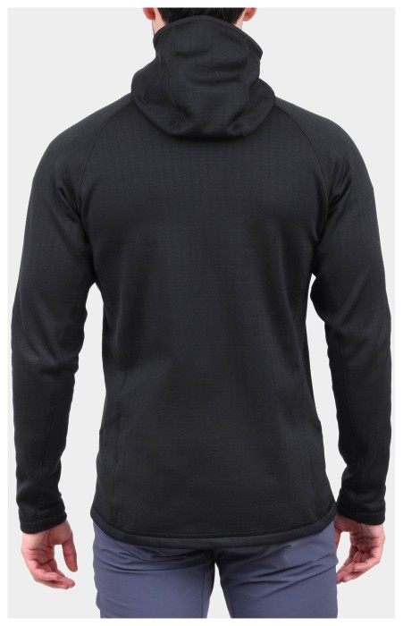 Мужская флисовая кофта с рукавом реглан Black Diamond Factor Hoody, S - Black