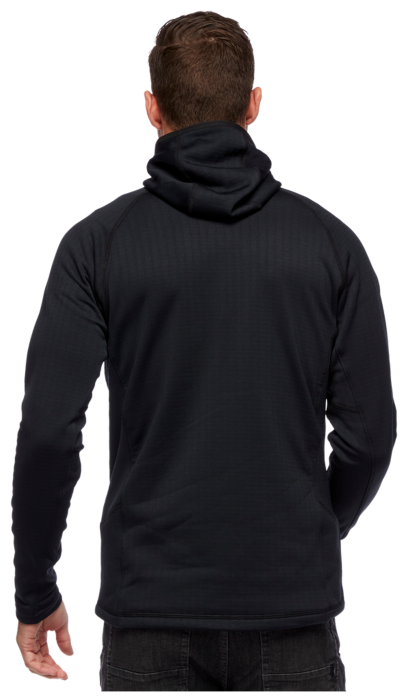Мужская флисовая кофта с рукавом реглан Black Diamond Factor Hoody, S - Black