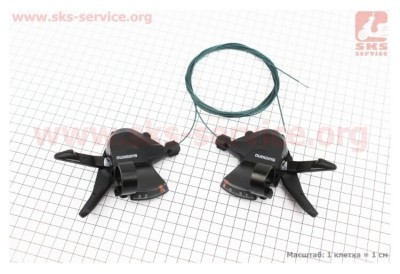 Перемикач манетка Shimano правий (8ск) к-кт, ALTUS SL-M315