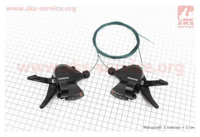 Перемикач манетка Shimano правий (8ск) к-кт, ALTUS SL-M315, укр, укр