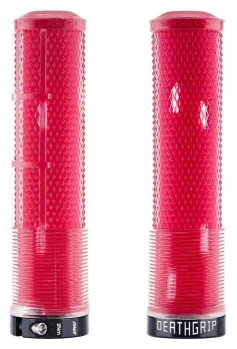 Гріпси DMR DeathGrip2 Thick Flangeless [Clear Red], укр, укр