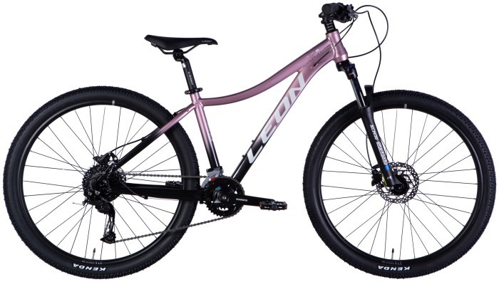 Велосипед AL 27,5" Leon XC LADY 80 HDD рама-16" розовый с черным 2025